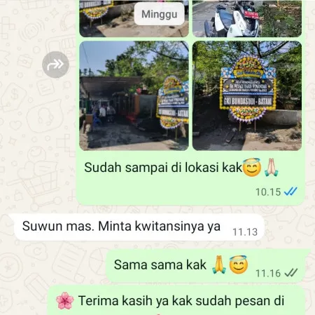Pengiriman Papan Bunga Duka Wonogiri