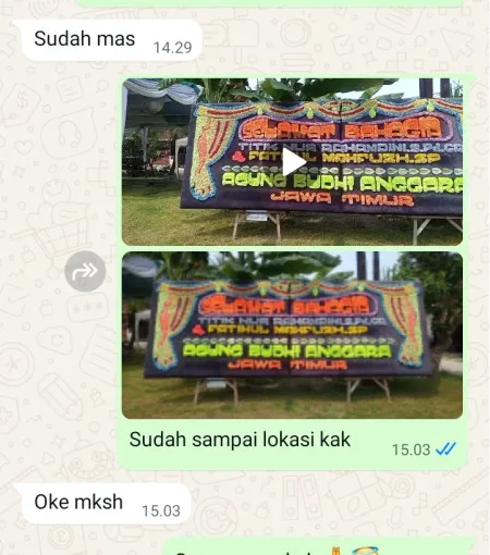 Pengiriman Papan Bunga Wonogiri