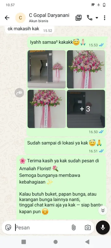 Pengiriman Karangan Bunga Wonogiri